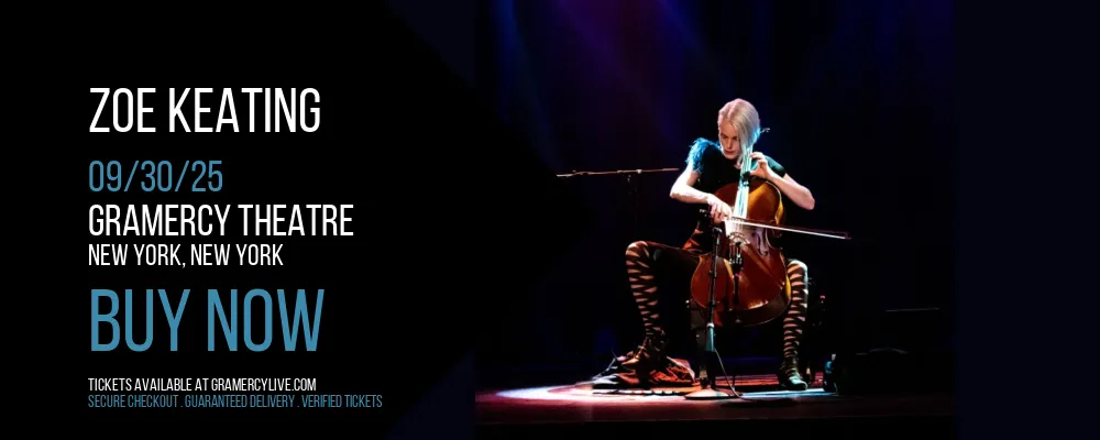 Zoe Keating at Gramercy Theatre