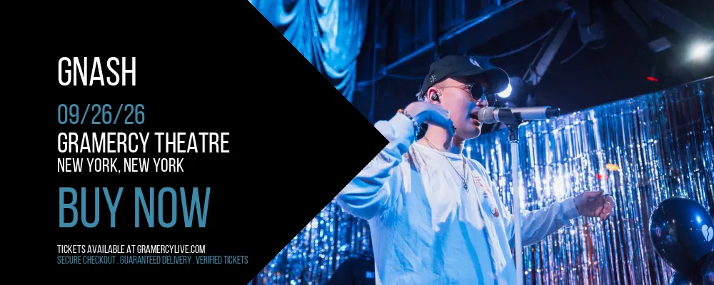 Gnash at Gramercy Theatre