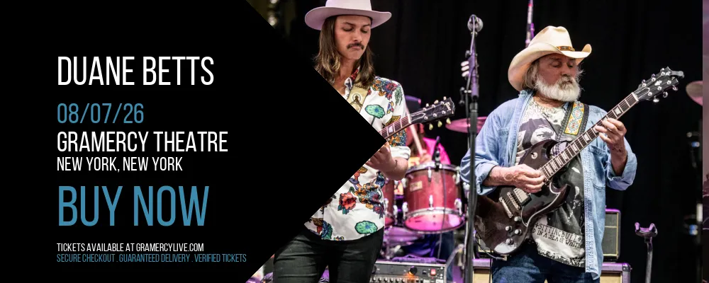 Duane Betts at Gramercy Theatre