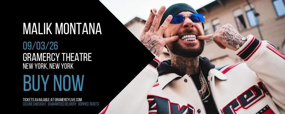 Malik Montana at Gramercy Theatre